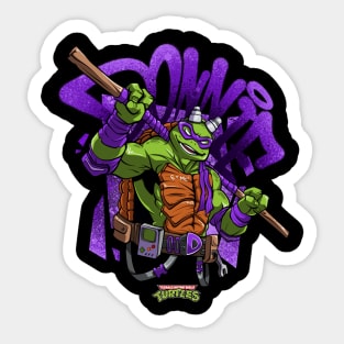 Teenage Mutant Ninja Turtle Donnie - Graffiti Cartoon Sticker